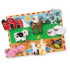 Melissa & Doug Farm Animals Chunky Puzzle, 9in x 12in, 8 Pieces 3723